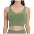 thumbnail image 1 of Lixiuxyad Adjustable Strap Tank Tops Women's Strap Tank Top Sexy Trim Backless Vest Summer Going Out Tops(Green L), 1 of 6