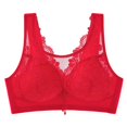 thumbnail image 1 of Lixiuxyad Athletic Bra for Women Women's Plus Size Thin Cup New Breathable Upper Support Bra No Underwire Lace Bra, 1 of 4