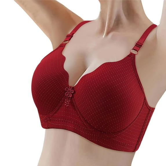 Lixiuxyad Athletic Bras Women Fashion Casual Breathable Tube Top Bra Underwear Without Steel Ring Gathering And Adjusting Bro