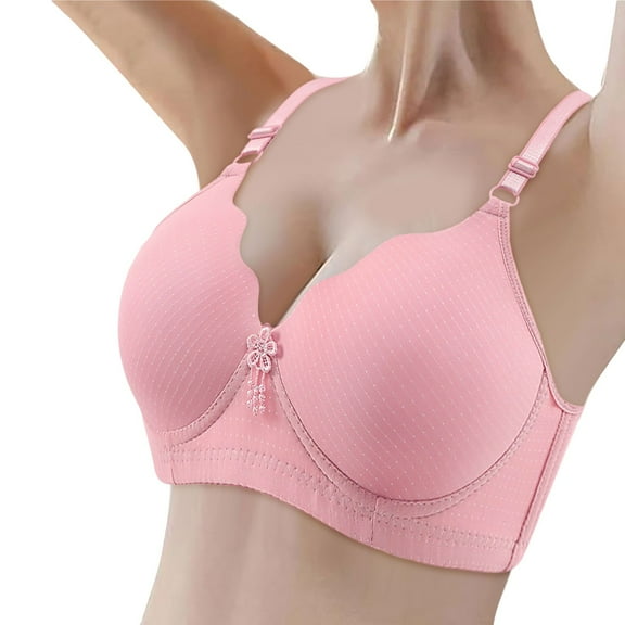 Lixiuxyad Athletic Bras Women Fashion Casual Breathable Tube Top Bra Underwear Without Steel Ring Gathering And Adjusting Bro