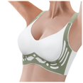 thumbnail image 1 of Lixiuxyad Athletic Women Women's Thin Seamless Vest Soft Support Large Chest Small Half Fixed Cup Breathable Bra, 1 of 5