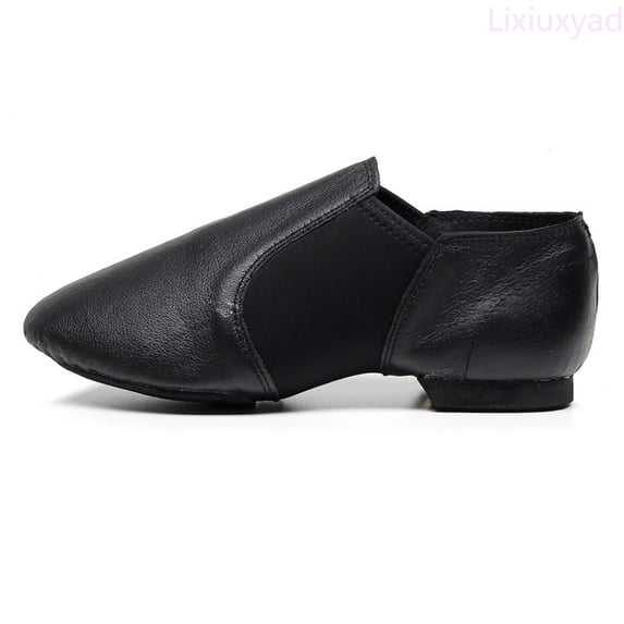 Lixiuxyad Azz Shoes For Girls And Boys PU Leather Slip On Jazz Dance Shoes (Toddler/Little Kid/Big Kid) Flats Dress Shoes Sizes 13.5(Big Kid 8-9 Years)