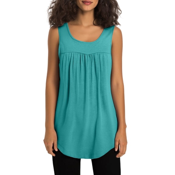 Lixiuxyad Basic Tank Top Women's Tank Tops For Comfortable Layering Versatile And Stylish Camisoles For Everyday Wear Breathable Fabric Ideal For All Day Comfort(Blue M)