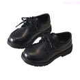 thumbnail image 1 of Lixiuxyad Boys Dress Shoes Classic Comfort Wingtip Lace Up Formal Shoes For Kids Stylish School Wedding Party Casual Wear Kids Flats Sizes 11(Little Kid 4.5-5 Years), 1 of 5