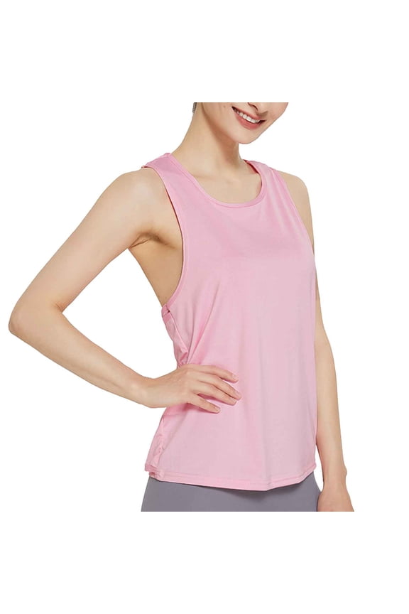 Bra Camisoles Women's Sleeveless I Shaped Candy Colored Loose And Breathable Running Yoga And Fitness Wear