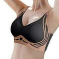 thumbnail image 1 of Lixiuxyad Bras 36c Women's Large Sized Seamless Underwear Set Fixed Cup Vest Style Sports Bra, 1 of 4