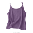 thumbnail image 1 of Lixiuxyad Built-in Bra Tank Tops A Retro Thin Slimming And Linen Inner Top Vest For Ladies,Purple, 1 of 6