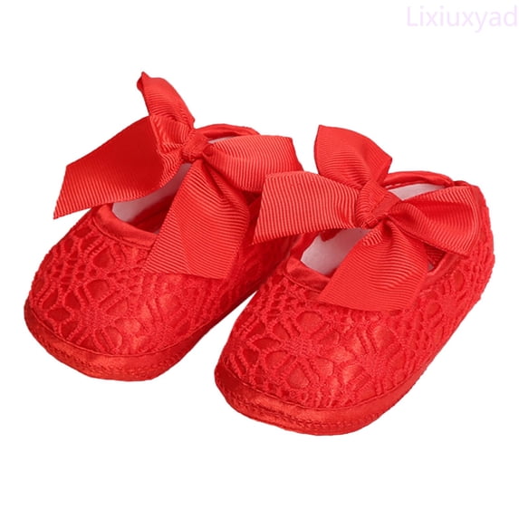 Lixiuxyad Children Toddler Shoes Spring And Summer Girls Floor Sports Shoes Elastic Belt On Ribbon Bow Light And Comfortable Lace-up Sneakers Sizes 4(Toddler 0-6 Months)
