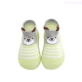 thumbnail image 1 of Lixiuxyad Children Todller Shoes Baby Boys And Girls Non Flat Socks Shoes Lightweight Comfortable Cute Cartoon Bear Pattern Lace-up Sneakers Sizes 9(Little Kid 2.5-3 Years), 1 of 5