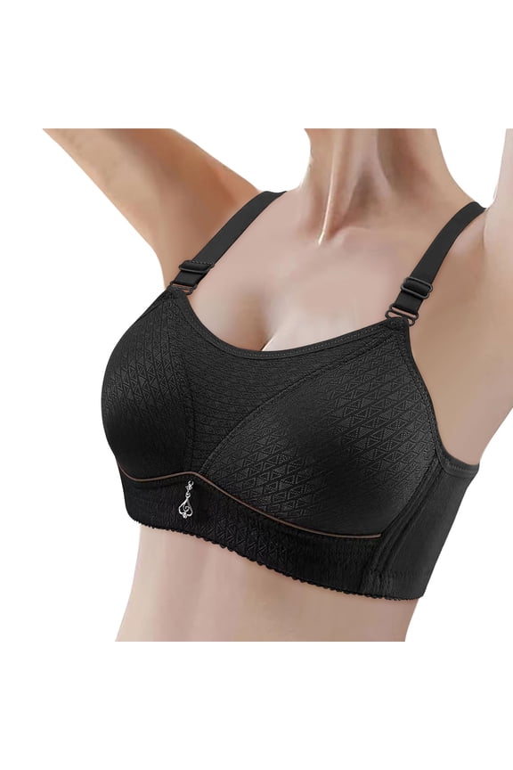 Comfort Lift Bras for Women Women's Adjustable Heart Shaped Cat Large Size Underwire Thin Cup Bra