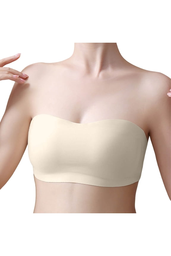 Compression Bras Women's And Drop Strapless Bra Seamless One Line Bra Removable Shoulder Straps Strapless Bra