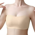 thumbnail image 1 of Lixiuxyad Compression Bras Women's And Drop Strapless Bra Seamless One Line Bra Removable Shoulder Straps Strapless Bra, 1 of 4