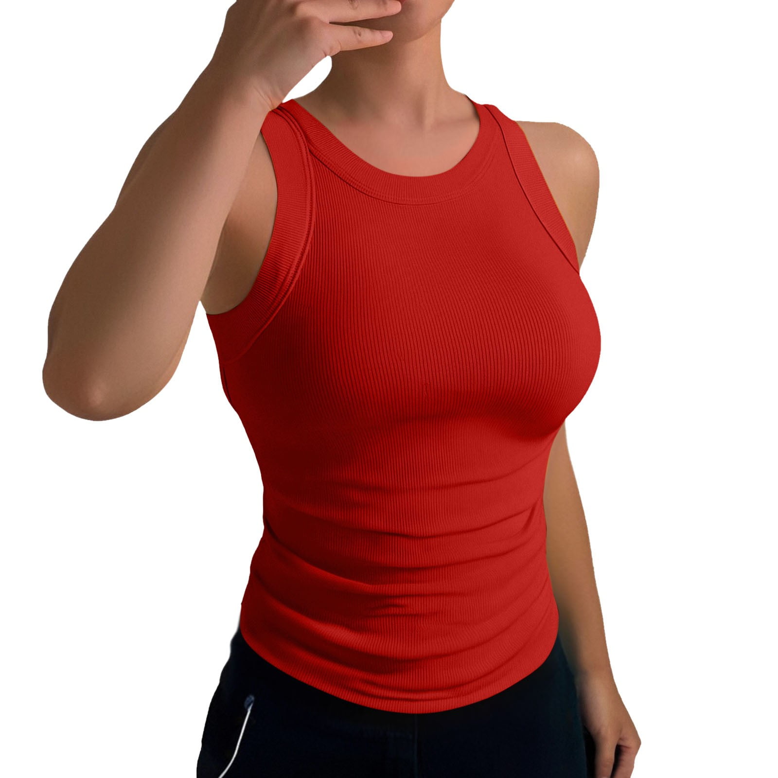 Dames tank top Clasic dames T-shirts vest cami dames vest comfortabel Dames tank top Clasic dames T-shirts vest cami dames vest comfortabel