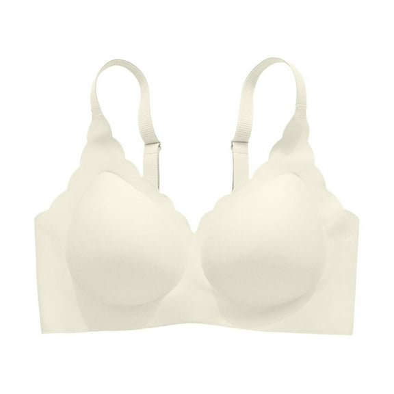 Lixiuxyad Front Closure Wireless Bras for Women Women's Seamless Underwire Comfortable Full Cup Bra Hot Off The Shelf Bra