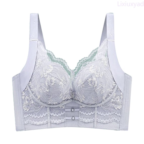 Lixiuxyad Full Coverage Underwire Bra For Seamless With Wide Side Support And Comfortable Lift Everyday Wear,Bras for Women Purple 90B