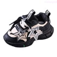 thumbnail image 1 of Lixiuxyad Girls' Lightweight Foam Sole Sneakers For Kids Cushioned Arch Support Casual Running Shoes For Girls（12M 6Y） Strap Athletic Shoes Sizes 6(Toddler 12-18 Months), 1 of 6