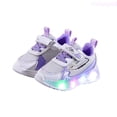 thumbnail image 1 of Lixiuxyad Girls Sneakers For Toddlers Light Up Walking Shoes Non Comfortable Breathable Casual Outdoor Play Shoes For Age 1 6 on Shoes Sizes 11(Little Kid 4-4.5 Years), 1 of 6