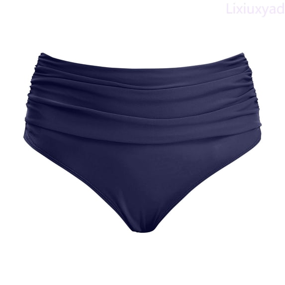 Lixiuxyad Girls Swim Bottoms High Waist Cute Swimming Shorts For Kids Girls,Swim Shorts for Beach Summer Sizes 11-12 Years Blue