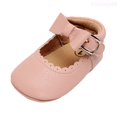 thumbnail image 1 of Lixiuxyad Infant Girls Single Shoes Bowknot First Walkers Shoes Buckle Strap Toddler Soft Bottom Breathable Princess Shoes Kids Lightweight Sneakers Sizes 5(Toddler 6-12 Months), 1 of 6