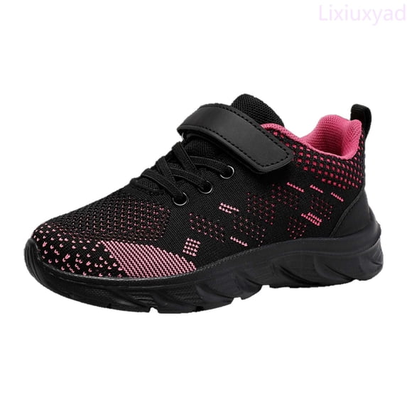 Lixiuxyad Kids Boys Sneakers Casual Sports Shoes Breathable Non Mesh Lightweight Flying Woven Sneakers Breathable Sneakers Sizes 2(Big Kid 33)