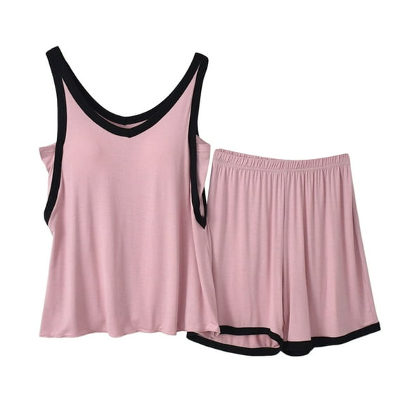 Lixiuxyad Long Sleeve Pajama Set Women's Summer Wear Pajamas Set 2 Piece Casual Pajamas Pajamas Soft Set