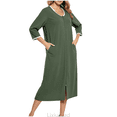 thumbnail image 1 of Lixiuxyad And Comfortable Sleepwear Nightgown For Relaxing At Home Soft Wear Night Dress For Ladies Cozy Sleepshirt With Elegant Design Womens Sleepwear L, 1 of 6