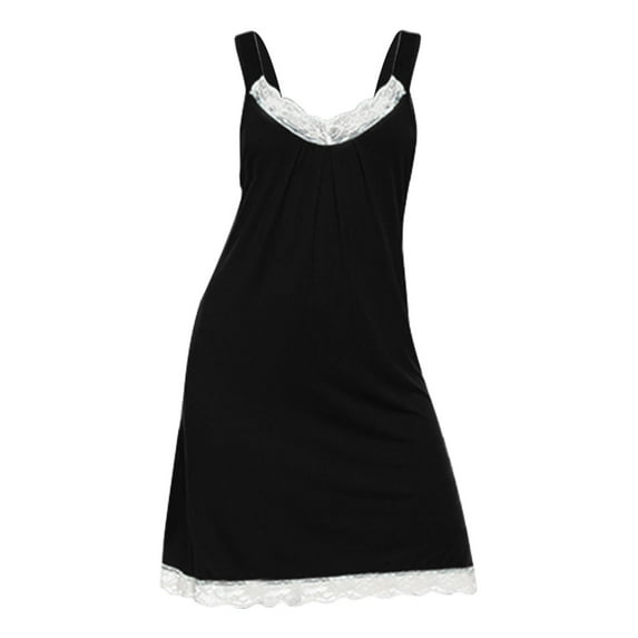 Lixiuxyad Oversized Sleep Shirts for Women Women Sleeveless Long Nightgown Summer Full Sleep Dress Soft Nightshirt Chemise Sleepwear Dresses