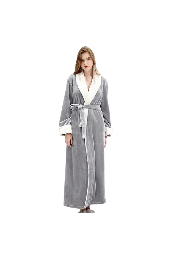 Shower Towel Dress Womens Robe Soft Bathrobe Cute Long Coat Night Robe
