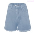 thumbnail image 1 of Lixiuxyad Summer Denim Shorts Summer New Versatile Denim Shorts Hot Pants,Blue M, 1 of 7