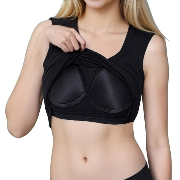 Lixiuxyad Summer Tank New Spring/summer Camisole Women's Undershirt With A Pair Of And A Wide Shoulder Undershirt With A Chest Pad And A Cup Integrated Vest.(Black XL)