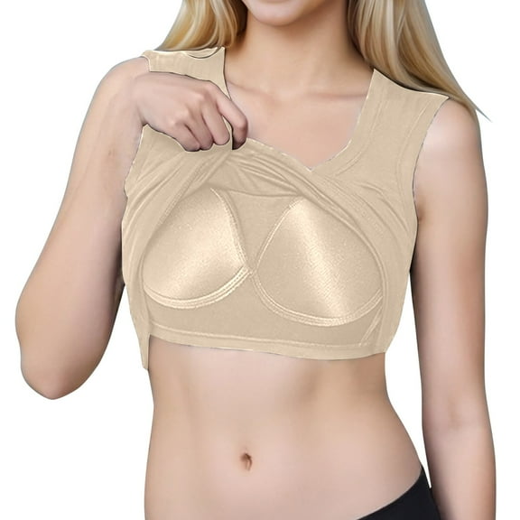 Lixiuxyad Summer Tank New Spring/summer Camisole Women's Undershirt With A Pair Of And A Wide Shoulder Undershirt With A Chest Pad And A Cup Integrated Vest.