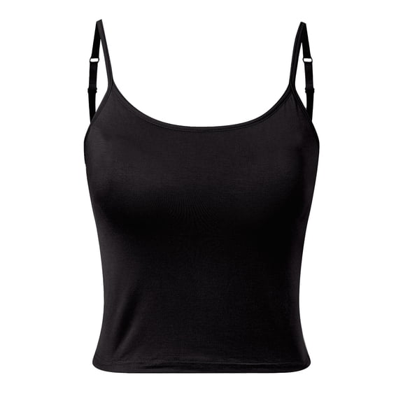 Lixiuxyad Summer Tank Tops Women's Casual Round Neck Tank Top Sleeveless Summer Basic Stretch Comfortable Blouse Tee Shirt For Daily Wear With Jeans(Black L)