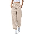 thumbnail image 1 of Lixiuxyad Sweatpants Women Baggy Lounge Pants Workout Gym Active High Waisted Comfy Joggers for Women Orange, 1 of 5