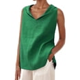 thumbnail image 1 of Lixiuxyad Tank Tops With Built In Bras Women's Casual V Neck Sleeveless Loose Fit Tank Top For Everyday Wear Spring Summer Fall Comfortable Relaxed Blouse, 1 of 4