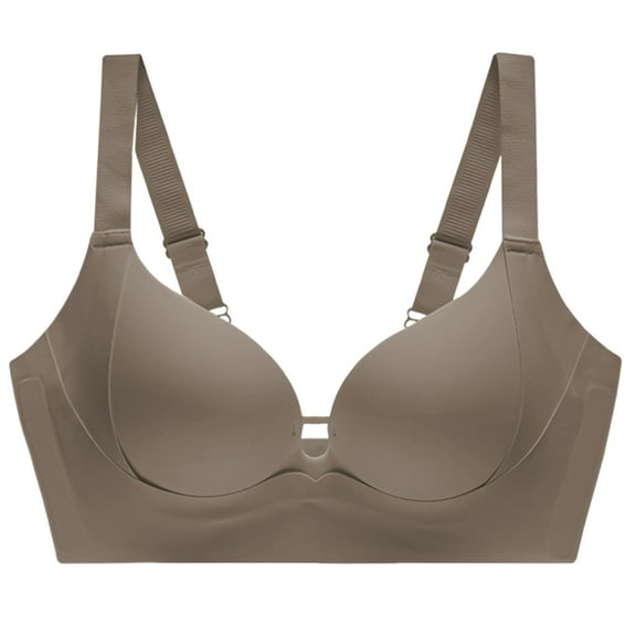 Lixiuxyad Training Bra for Women Women's Comfortable Seamless Bra Wireless Soft Support Everyday Wear T Shirt Bra Lightweight Breathable Underwear