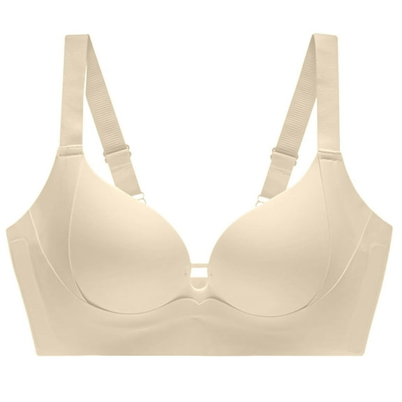 Lixiuxyad Training Bra for Women Women's Comfortable Seamless Bra Wireless Soft Support Everyday Wear T Shirt Bra Lightweight Breathable Underwear