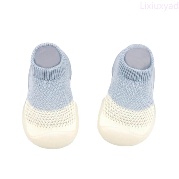 Lixiuxyad Walkers Infant Toddler Colors Indoor First Baby Mixed Mesh Socks Elastic Shoes Baby Shoes Lace-up Sneakers Sizes 24(Toddler 18-24 Months)