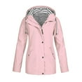 thumbnail image 1 of Lixiuxyad Winter Warm Outwear Ladies' Autumn And Winter And Winter Windbreaker Checkered Hooded Three In One Two Piece Outdoor Mountaineering Suit Jacket And Windbreaker Pink, 1 of 4