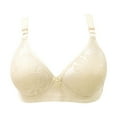 thumbnail image 1 of Lixiuxyad Wire Push up Bra Women's Push Up Soft Cup Unpadded Wireless Bra, 1 of 2