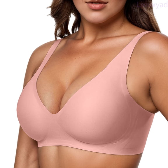 Lixiuxyad Women Sports Bras Strappy Padded Medium Support Yoga Bra Workout Bra Workout Tops For Women,Bras for Women Pink XXL