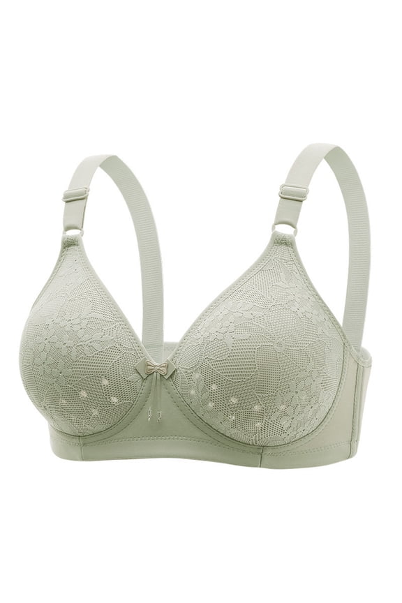 Women Strap tank top Women's Solid Color Thin Gathered Non Steel Ring Latex Cotton Hole Oversized Bra