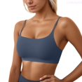 thumbnail image 1 of Lixiuxyad Women's Yoga Bra With Removable Pads For Running Fitness Workout Seamless Comfort Support Activewear Sports Top,Bras for Women Blue S, 1 of 7