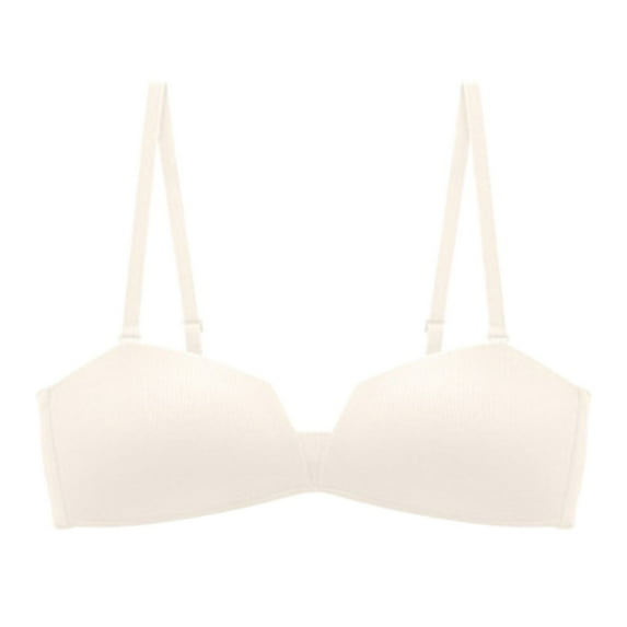 Lixiuxyad Womens Bras Front Closure "Wireless Back Bra For Women Push Up Adjustable Gather Small Bust Side Support Lingerie Set"