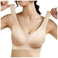 thumbnail image 1 of Lixiuxyad Womens Bras Push up Jelly Fabric Wire Seamless Seamless Comfortable Non Restraining Breathable Sports Bra, 1 of 5