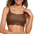 thumbnail image 1 of Lixiuxyad Womens Bras Push up Padded Women's Thin Seamless Vest Soft Support Large Chest Small Half Fixed Cup Breathable Bra, 1 of 5