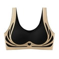 thumbnail image 1 of Lixiuxyad Womens Bras Push up Underwire Women's Thin Seamless Vest Soft Support Large Chest Small Half Fixed Cup Breathable Bra, 1 of 4