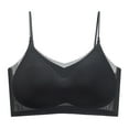 thumbnail image 1 of Lixiuxyad Womens Bras Push up Women's Comfortable Thin Silk Back Seamless Sagging Sports Bra, 1 of 5