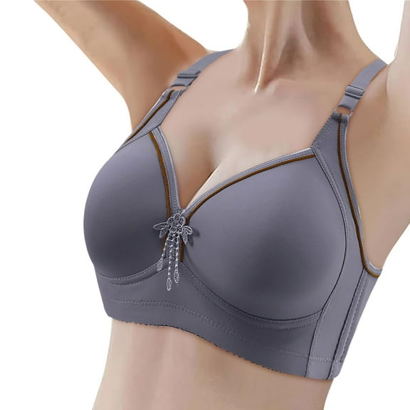 Lixiuxyad Womens Bras No Underwire Full Coverage Women Fashion Casual Breathable Tube Top Bra Underwear Without Steel Ring Gathering And Adjusting Bro