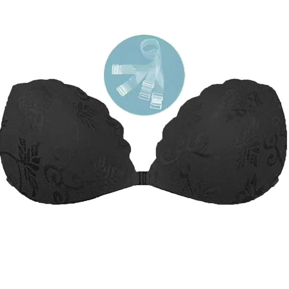 Lixiuxyad Womens Push up Bras Women's Bra Push Up Strapless Bra Bra Backless Bra Lace Bra Reusable Nipple Covers For Backless Clothing Swimsuit Bridal Dress Evening Dress