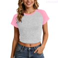 thumbnail image 1 of Lixiuxyad Womens Short Sleeve T Shirt Summer Basic Crew Neck Top Casual Summer Tee, 1 of 6